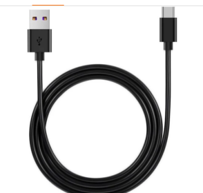 Super Fast Charging Usb Single Head Mobile Phone Data Cable (Option: Black-1m)